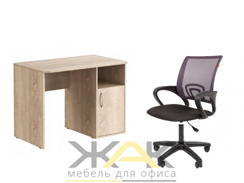 Комплект стол CD 1059 + кресло 696 CH LT Комплект стол CD 1059 + кресло 696 CH LT
