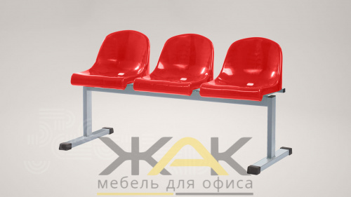 Многоместная секция Планета (3х-местная,серебристый металл) Многоместная секция Планета (3х-местная,серебристый металл)