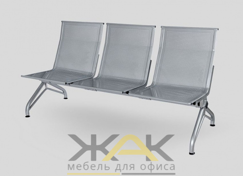Многоместная секция Aero (3х-местная, металлик без МЭ) Многоместная секция Aero (3х-местная, металлик без МЭ)