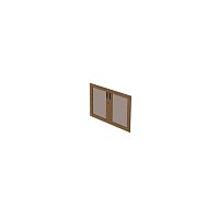 Комплект стеклянных дверей в ЛДСП рамке Ot-07.2 
