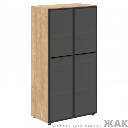 Шкаф средний со стеклянными дверьми  LMC 80.2 